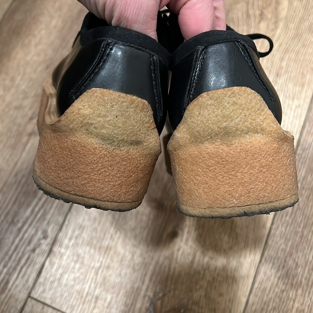 Stella McCartney Brody Black Vegan Leather Creepers Size 35/5 - Picture 6 of 9
